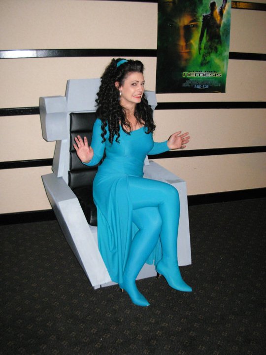 Deanna troi blue clearance dress